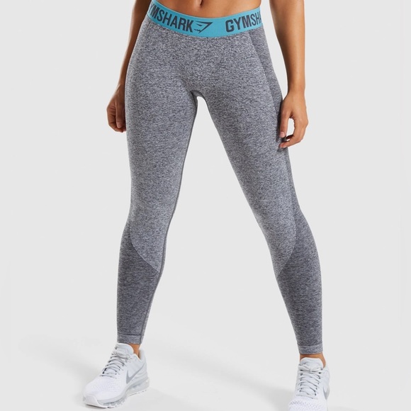 Gymshark Flex Legging V3 (medium) - Charcoal Mark/Dusky Teal - Picture 1 of 5